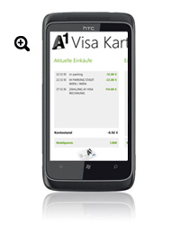 A1 VISA Karte